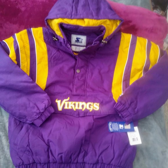 STARTER Other - Vintage Starter Half Zip Pullover Jacket Vikings STARTER Other - Vintage Starter Half Zip Pullover Jacket Vikings
